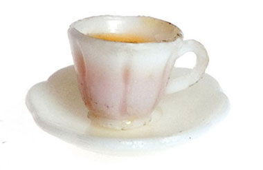 Dollhouse Miniature Cup Of Coffee, 2